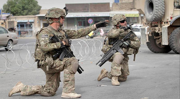 US troops in Afghanistan